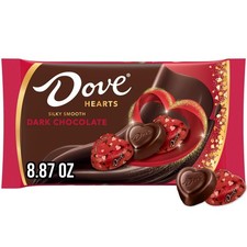 DOVE PROMISES Valentine Dark Chocolate 8.87 Ounce Pack of 1 ,
