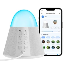 Upgraded Sound Machine 54 Soothing Sounds Brown Green Pink Noise App Control