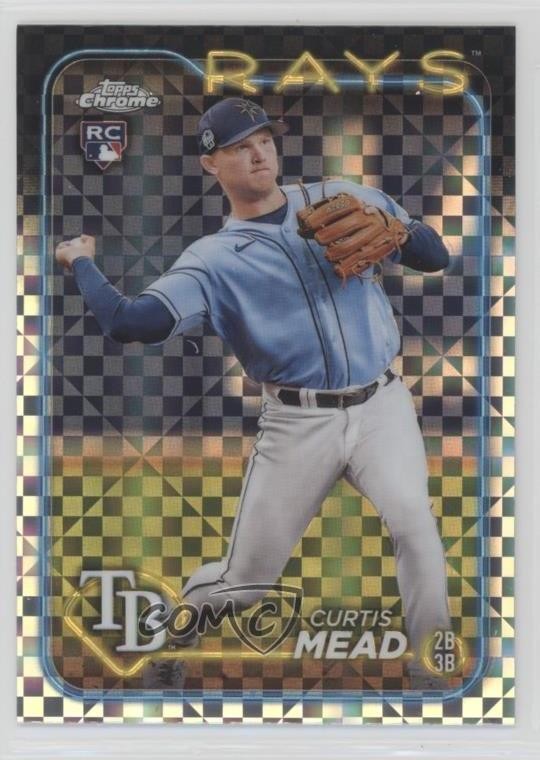2024 Topps Chrome X-Fractor Curtis Mead #209 Rookie RC 7zn