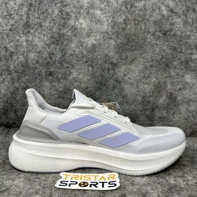 Adidas Ultraboost 5X Running Shoes Womens Size 8 White Violet