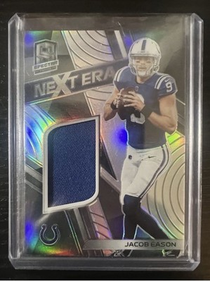 2020 Panini Spectra Jacob Eason Next Era Jersey /199 RC Rookie