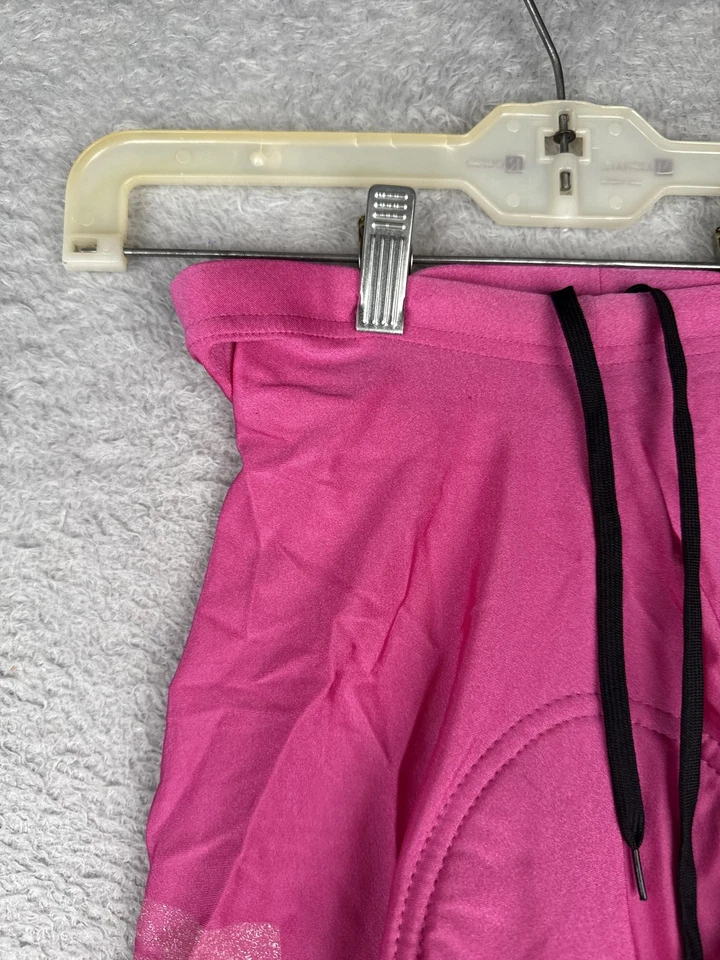 VINTAGE Nike Cycling Shorts Women Small Pink Logo Padded Chamois USA - Image 4 of 4