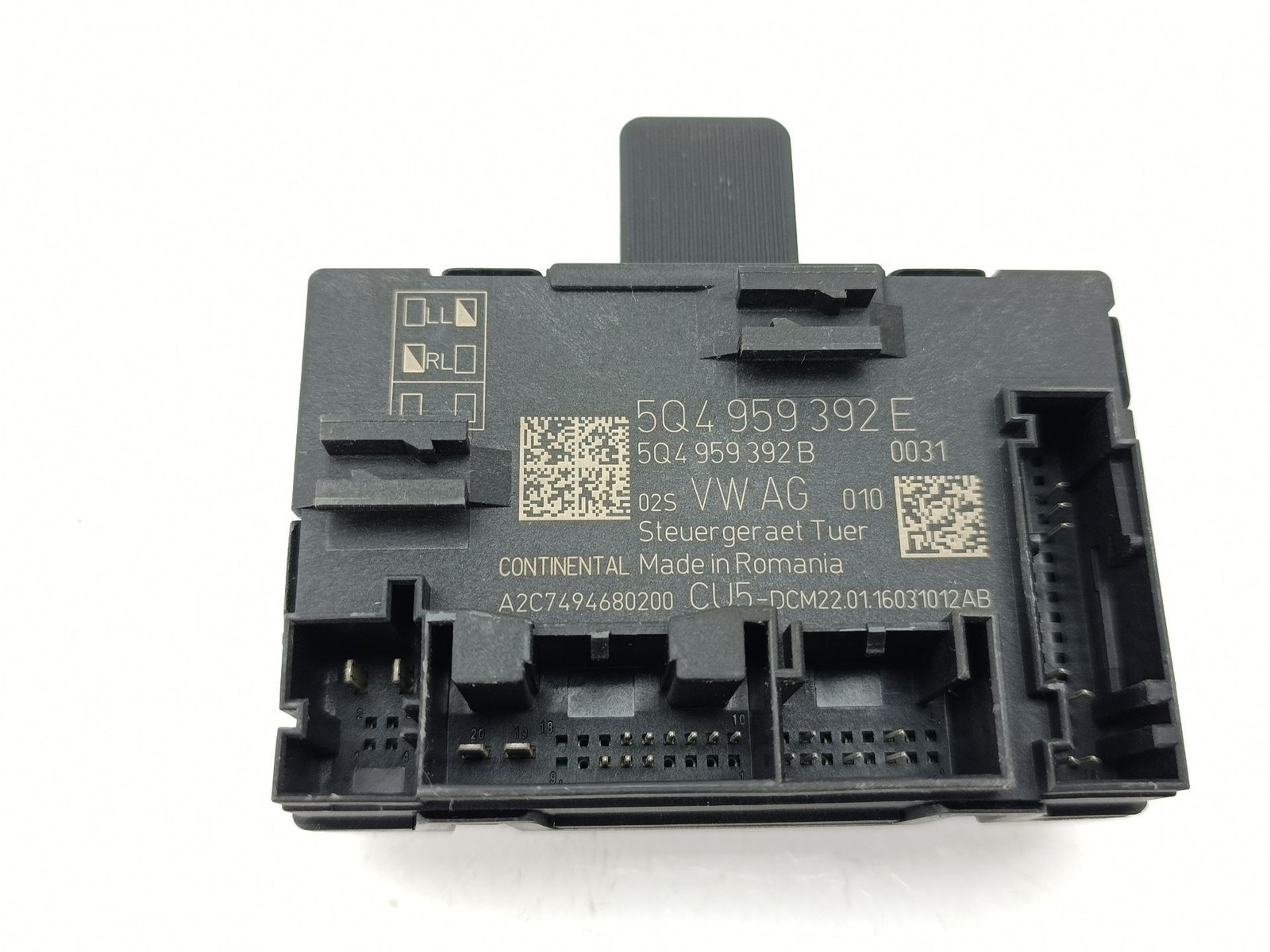 5Q4959392E COMFORT MODULE / 230739 FOR SKODA OCTAVIA III 5E3, NL3, NR3 1.6 TD