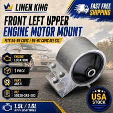 Front Left Upper Engine Motor Mount For 94-95 Honda Civic 94-97 Civic Del Sol Front Left Upper Engine Motor Mount For 94-95 Honda Civic 94-97 Civic Del Sol