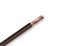 Image of Brown 10mm Single Core 6491B LSZH Round Conduit Wire - Heating, Lighting, Power