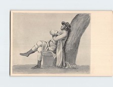 Postcard Goethe by Jacob Philipp Hackert