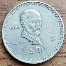 1986 Mexico 500 Pesos KM# 529 - Nice High Grade Circ Collector Coin! 