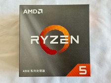 AMD Ryzen 5 4500 6-Core 12-Thread AM4 CPU 100-100000644BOX w/ Cooler Box Tested