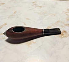 ~Jet Pipe High Quality Vintage Estate Tobacco Smoking Pipe Italy Metal Tip~