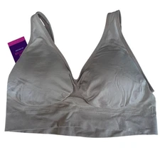 Shapermint Empetua All Day Every Day Shaper Bra Tan Beige Nude Sz 2XL 10001