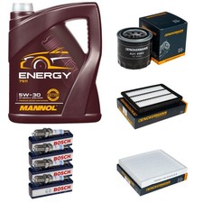 Inspektionspaket 5L MANNOL Energy 5W-30 Z&uuml;ndkerzen f&uuml;r Hyundai Tucson 1.6 GDi