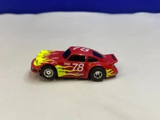 TYCO MAGNUM 440 X2 HO SCALE SLOT CAR RED PORSCHE CARRERA #78 BENCH TESTED