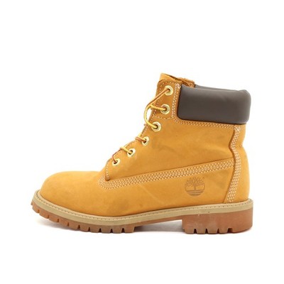 Timberland Damen 6-Inch Premium Stiefel Gelb Leder Schaft Arbeitsstiefel EU 35