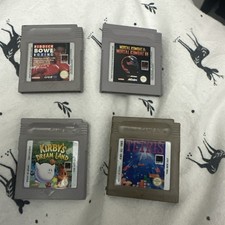 original gameboy games bundle Kirby’s dream land, Tetris, mortal kombat, boxing