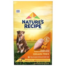Nature's Recipe Grain-Free Chicken, Potato Pumpkin Recipe Dry Dog Food, 24 lb