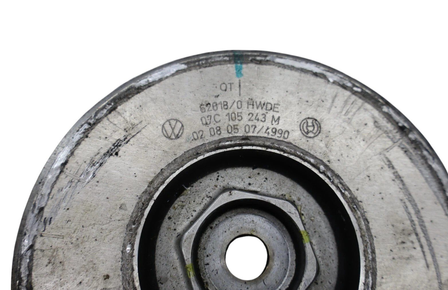03-06 Bentley Continental GT Engine Motor Crankshaft Pulley 07C105243 Oem
