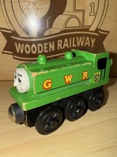 DUCK  THOMAS FRIENDS TRAIN WOODEN  8 GWR  1996  Playworn 