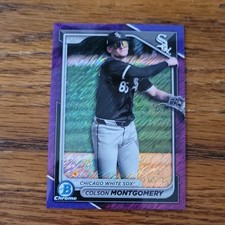 Bowman Chrome 2022 Purple Shimmer Refractor Colson Montgomery /250