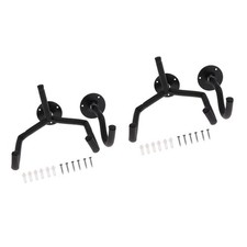 2x Guitar Wall Horizontal Hanger Mounting Bracket Rack Base