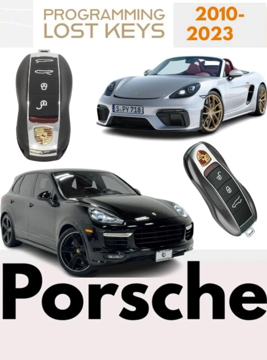 Uncut Key Blade Blank Remote Head For Porsche 911 Boxster Cayman - Replacement Part