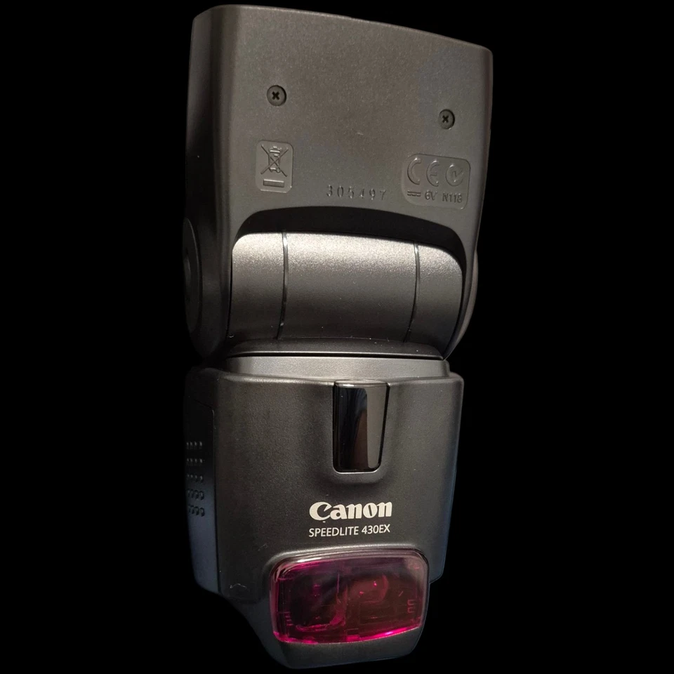 Canon Speedlight 430EX Flash With Soft Case and Mini Stand Working & Tested VGC - Image 4 of 4