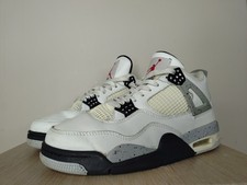 Nike Air Jordan Retro 4 OG bianco cemento taglia 8 - 840606-192 - scarpe senza scatola