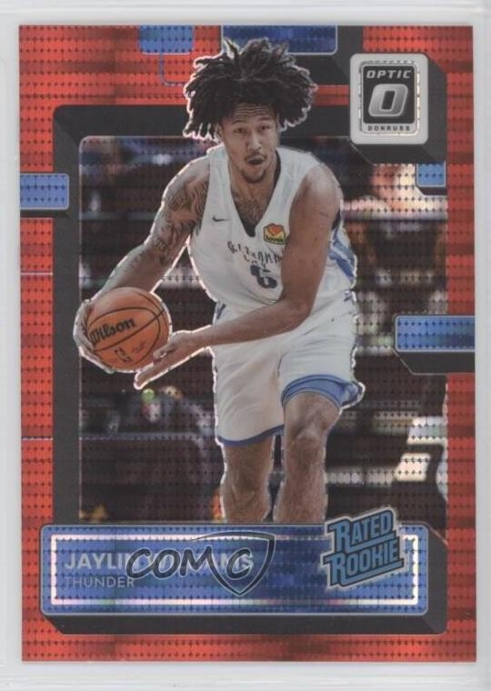 2022 Panini Donruss Optic Rated Rookie Red Wave Prizm Jaylin Williams #246 0nr3