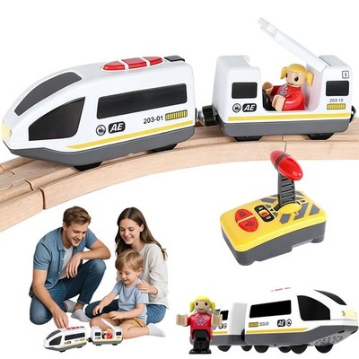 Kunststoff Eisenbahn Set 20,5cm Elektrisch Realistischer Zug Lok für Kinder