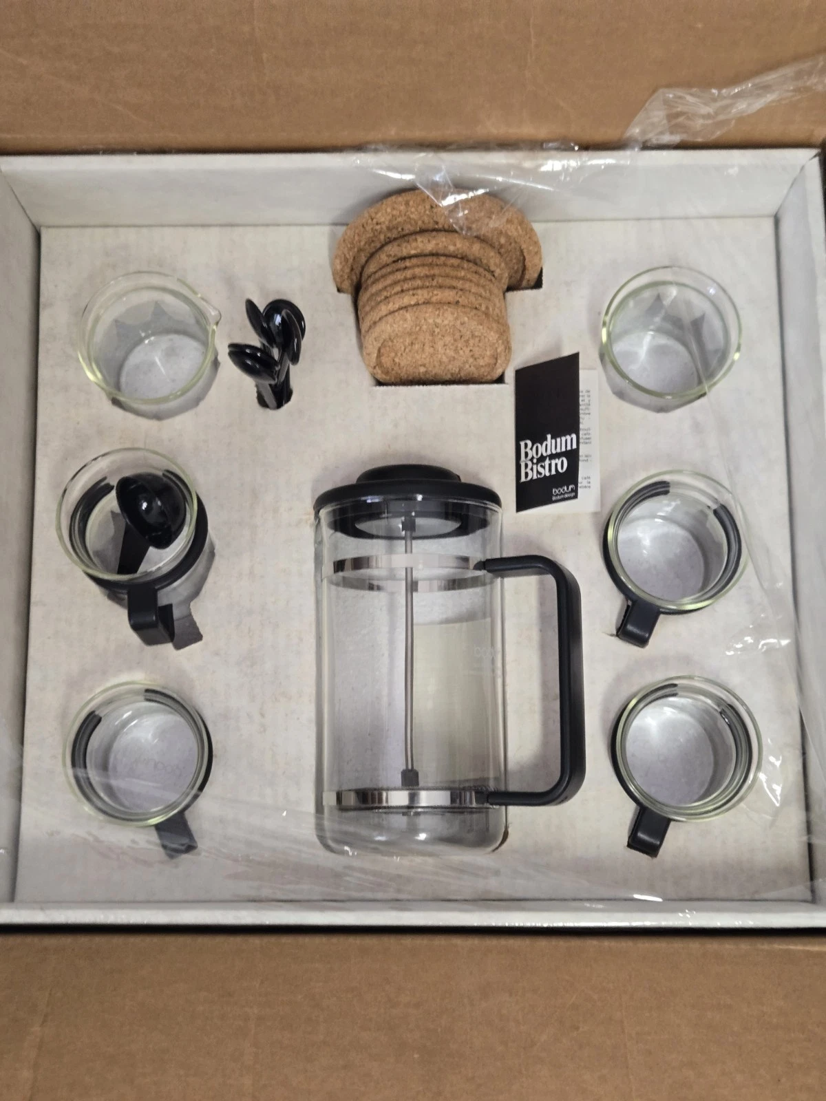 Vintage 20pc Bodum French Press Bistro Set Designed by Carsten Jorgenson NOS