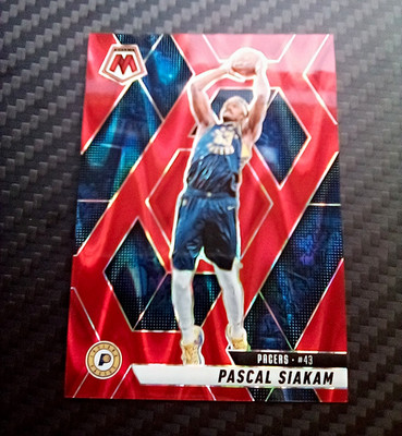 Panini 2024-25 Mosaic Pascal Siakam Indiana Pacers #145 Red Seismic /299