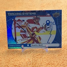Dustin Wolf 2025-26 Upper Deck S1 #TS-23 TRACKING SYSTEMS - Calgary Flames