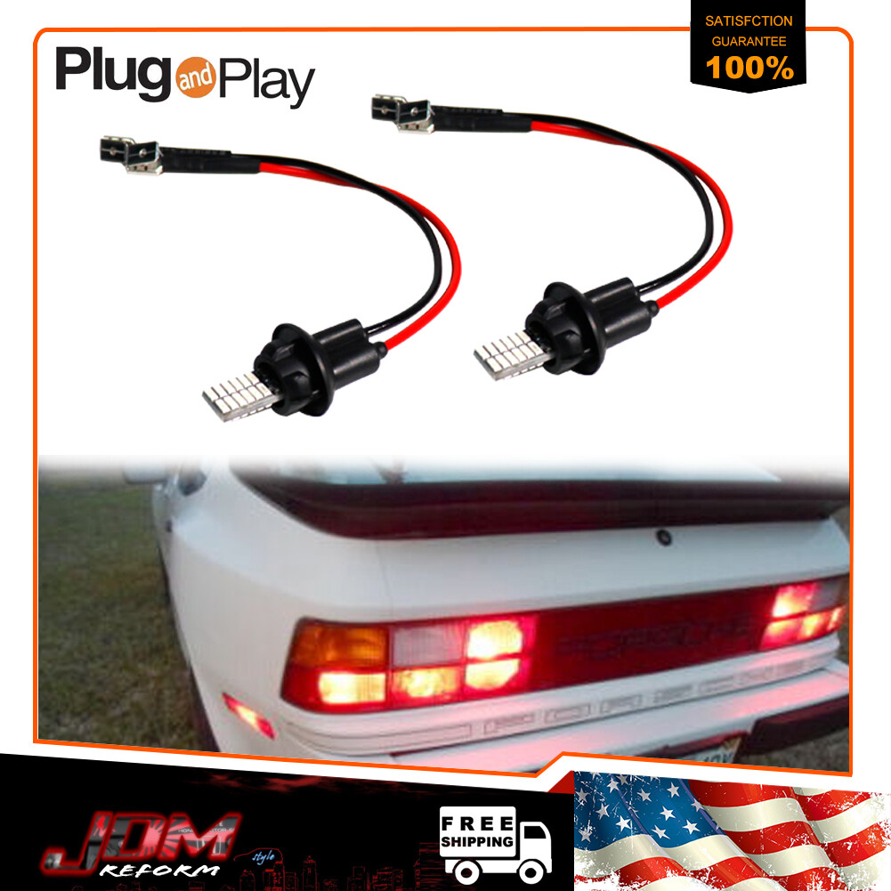 2x Red LED Add-On Extension Tail light Mod Kit For Porsche 944 924