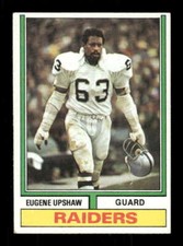 1974 Topps Football 65 Eugene Gene Upshaw 01 VG