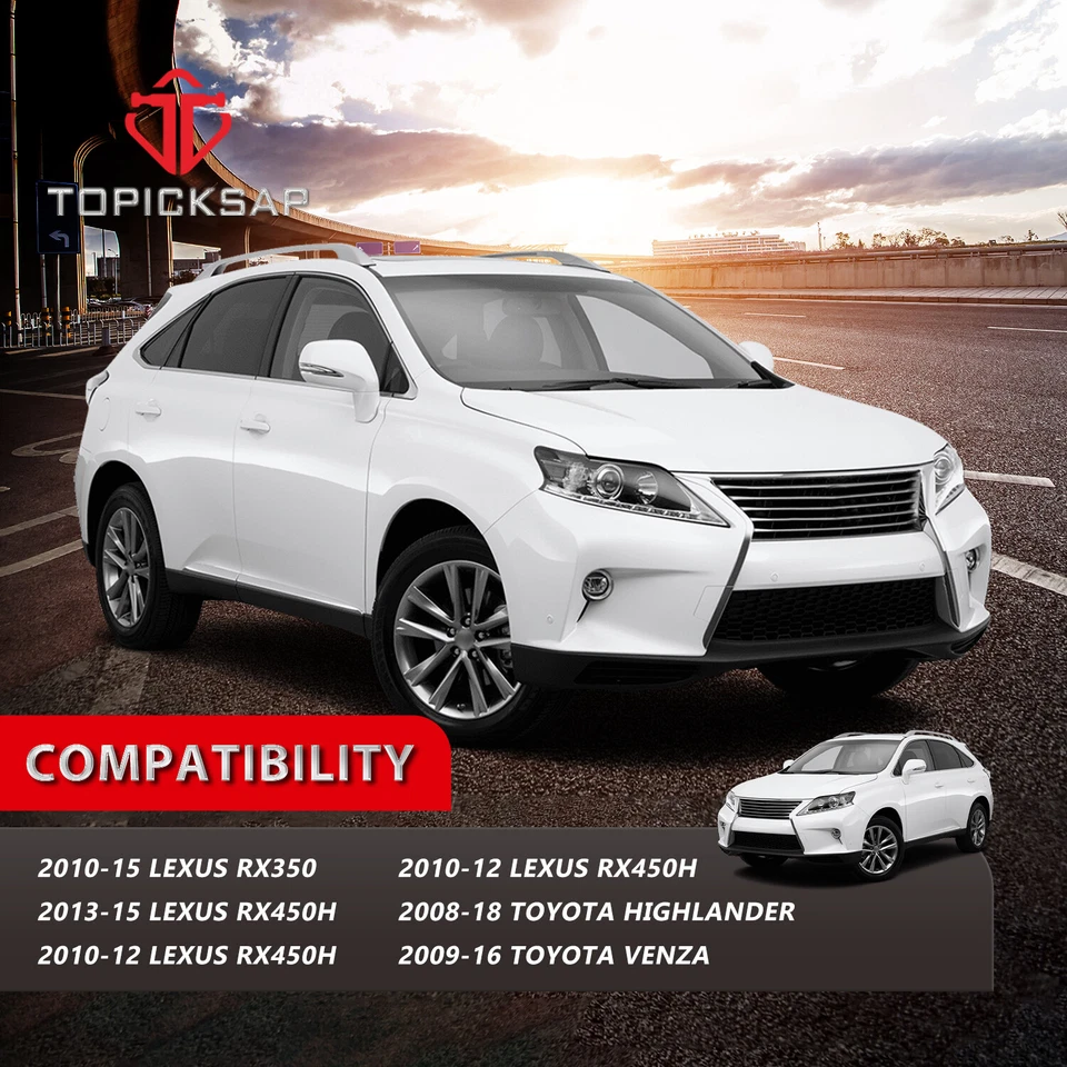 Front Control Arm Sway Bar Tie Rod For 2008-2018 Toyota Highlander Lexus RX350 - Image 2 of 4