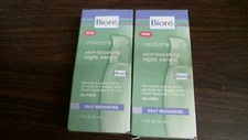 Bioré Restore Skin Boosting Night Serum 1.4 Oz Set of 2