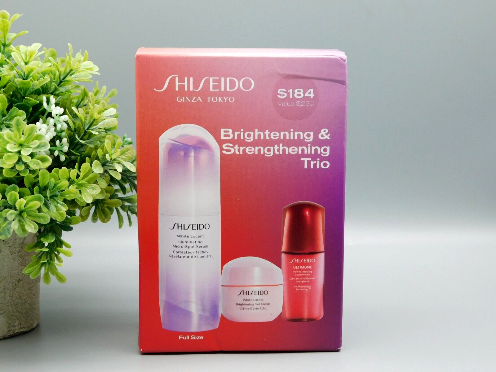 Shiseido Ginza Tokyo Brightening & Strengthening Trio Gift S
