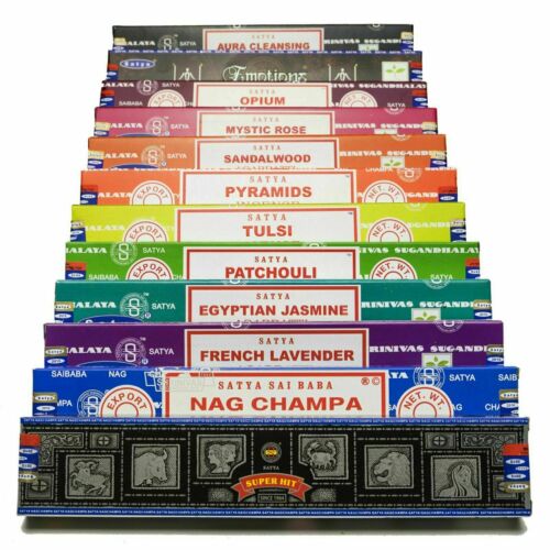 Satya Sai Baba Nag Champa Assorted Mixed Incense Sticks Fragrance Agarbatti 180g - 第 1/2 張圖片