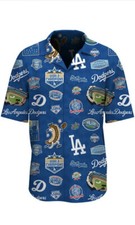 Los Angeles Dodgers Luau Night Hawaiian shirt SGA XL 7/25/22 vs. Nationals