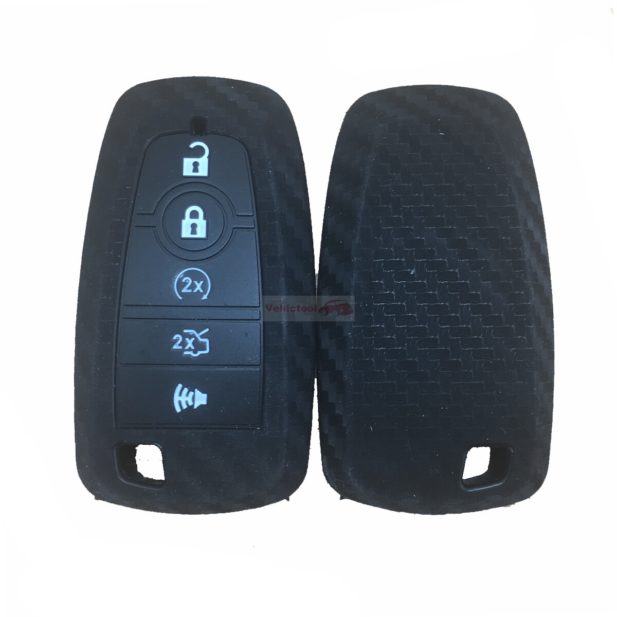 2016 Ford Fusion Key Fob Cover Silicone Skin Case Cover For Ford Explorer/Edge Smart Key Fob - 5 Button, Protective Cover Ford Edge Key Fob Cover - Foto 11