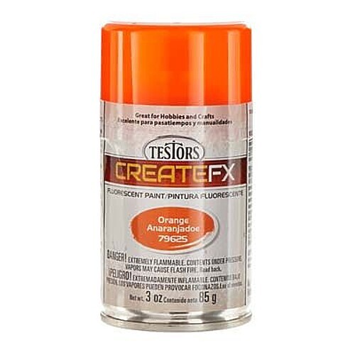 Testors 79625 Spray Enamel FX Fluorescent Orange 3oz for sale online eBay