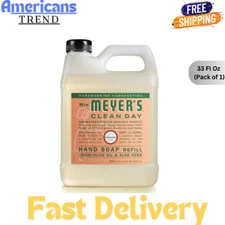 MRS. MEYER'S CLEAN DAY Hand Soap Refill, Made with Essential Oils, 33 Fl Oz ...