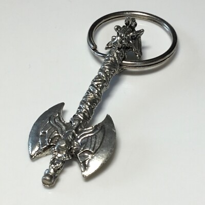 Vintage Viking Double Sided Battle Axe Eagle Dragon Head Key