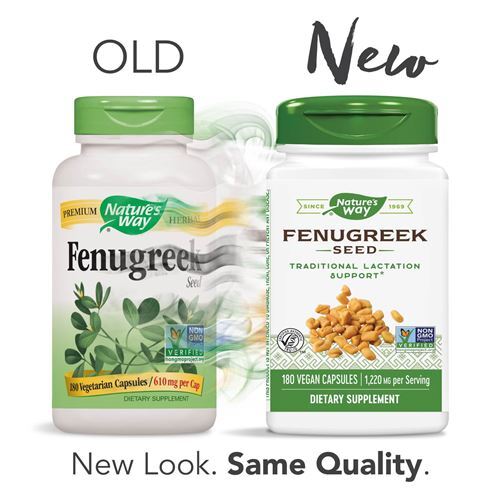 Fenugreek Seed 610mg 180 Vcaps High Strength Cholesterol Estrogen