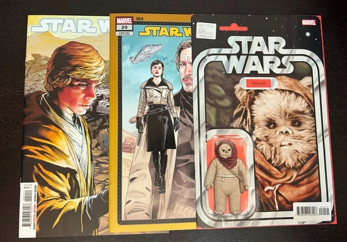 STAR WARS #20 (Marvel Comics 2022) -- 1st Printing + Han Solo + Warok VARIANT