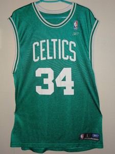 NBA Boston Celtics Green Away Jersey - Pierce #34 - Mens ...