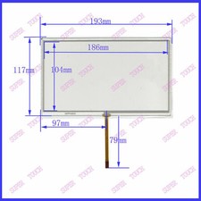 Brand New 8 Inch Touch Screen Digitizer Glass For 193mm 117mm