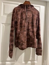 NWT Lululemon Hooded Define Jacket Heritage 365 Camo Roasted Brown Multi Size :8