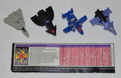 Vintage Transformers G1 1989 AIR STRIKE PATROL 100% Complete with Tech Specs