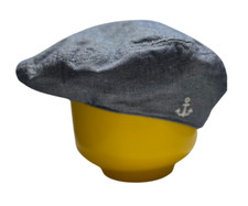 Gymboree Boys Blue Chambray Newsboy Cap   Size M 100 Cotton 