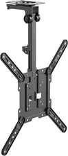 Mount Plus CM344 Flip Down TV and Monitor Roof Ceiling Swivel | Black 